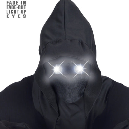 Widmann SRL Gezichtsloos Masker Met Kap Wit Licht