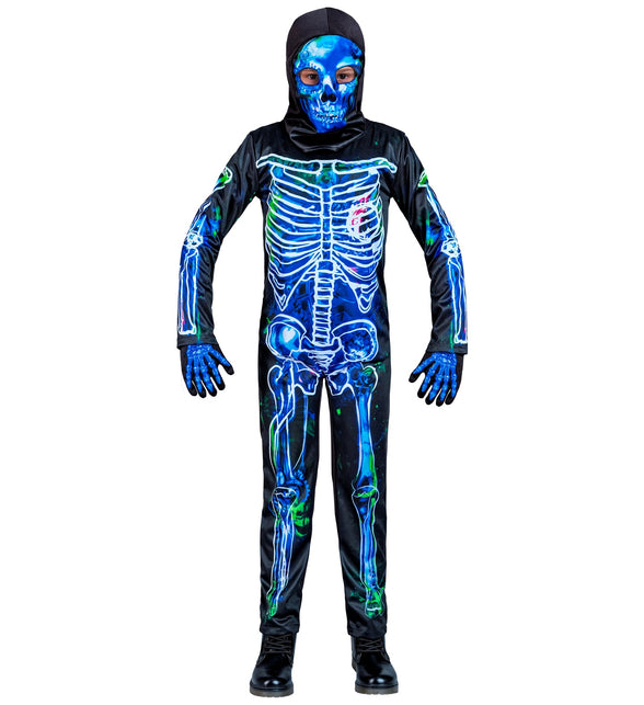 Widmann SRL Giftig skelet blauw/zwart