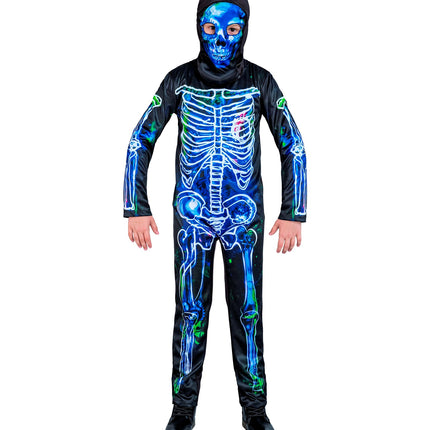 Widmann SRL Giftig skelet blauw/zwart