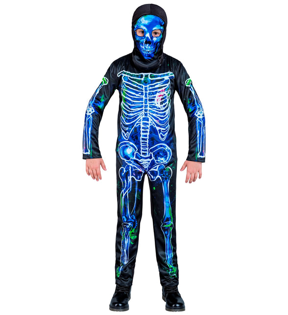 Widmann SRL Giftig skelet blauw/zwart