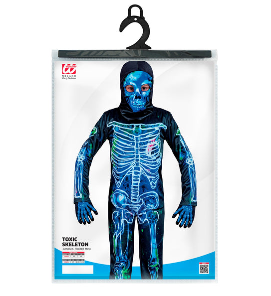 Widmann SRL Giftig skelet blauw/zwart