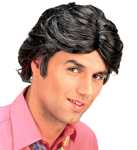 Widmann SRL Gigolo pruik karakter heren zwart