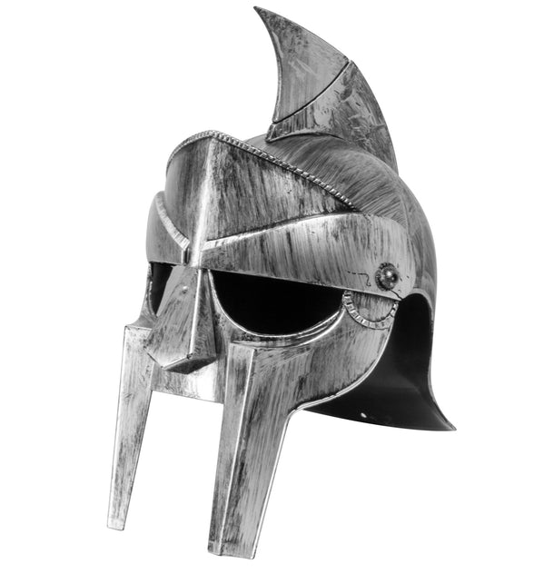 Widmann SRL Gladiator helm volwassenen zilver/grijs