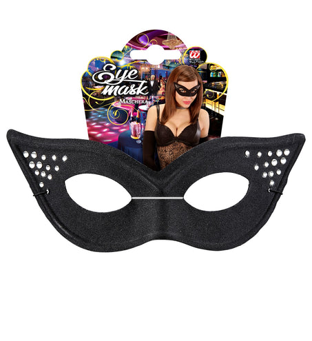 Widmann SRL Glamour oogmaskers met steentjes