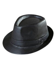 Widmann SRL Gleufhoedje zwart Lederlook