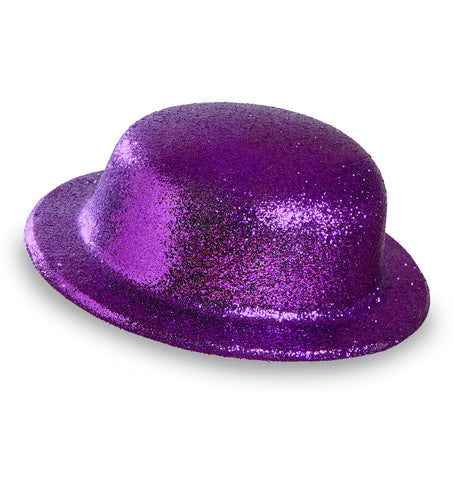 Widmann SRL Glitter bolhoed paars