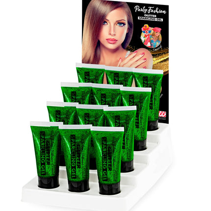 Widmann SRL Glitter gel Groen 25ML