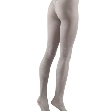 Widmann SRL Glitter panty zilver dames