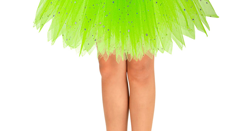 Widmann SRL Glitter tutu rok groen kinderen
