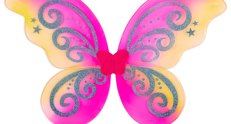 Widmann SRL Glitter vleugels 51 x 39 cm.