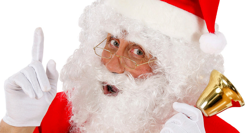 Widmann SRL Goedkope kerstman baard met snor