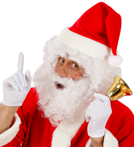 Widmann SRL Goedkope kerstman baard met snor