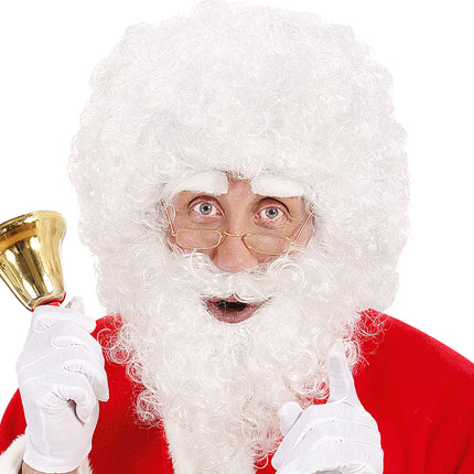 Widmann SRL Goedkope kerstman baard met snor