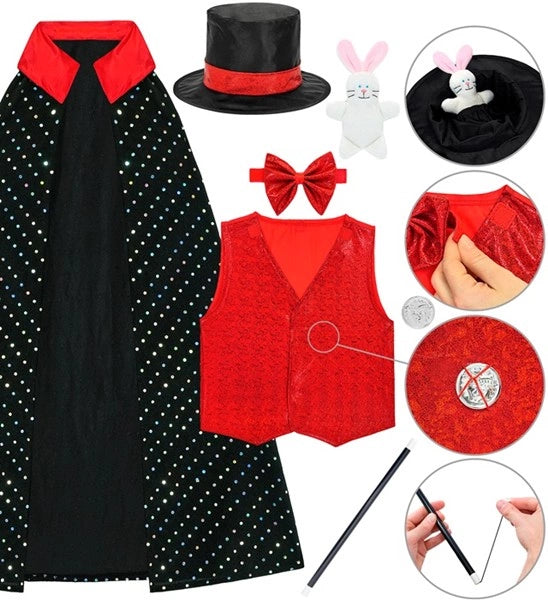 Widmann SRL Goochelaar kostuum Lotte kinderen