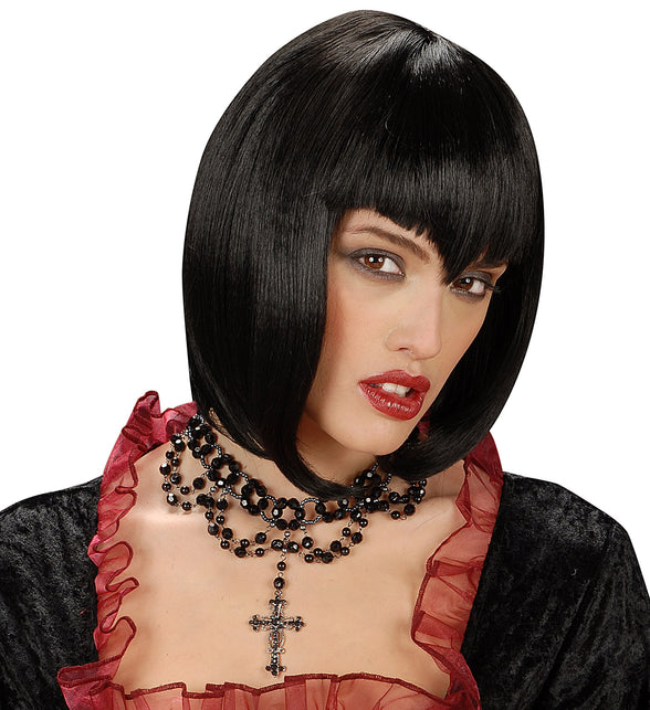 Widmann SRL Gothic beparelde ketting met kruis hange