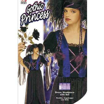 Widmann SRL Gothic kostuum Prinses Jill kind