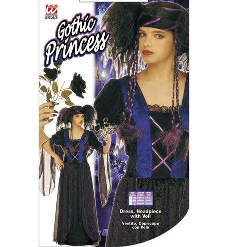 Widmann SRL Gothic kostuum Prinses Jill kind