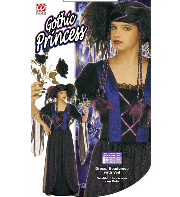 Widmann SRL Gothic kostuum Prinses Jill kind