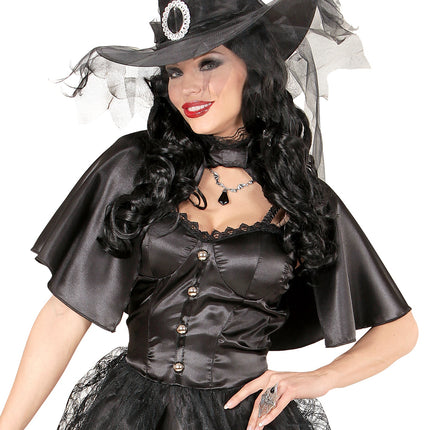 Widmann SRL Gothic Ring Spin + Web Met Zwarte Gemsteen