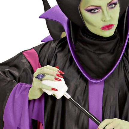 Widmann SRL Gotische ring met paarse gemsteen