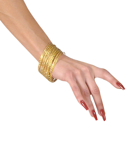 Widmann SRL Gouden armbanden 40 stuks zigeunerin