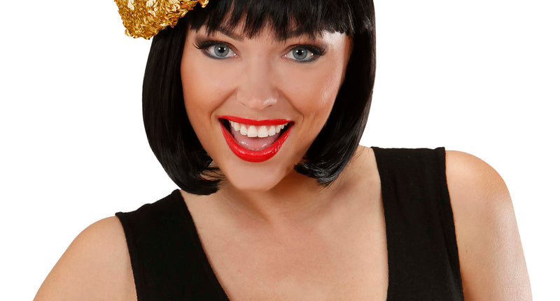 Widmann SRL Gouden baret pailletten glitter muts