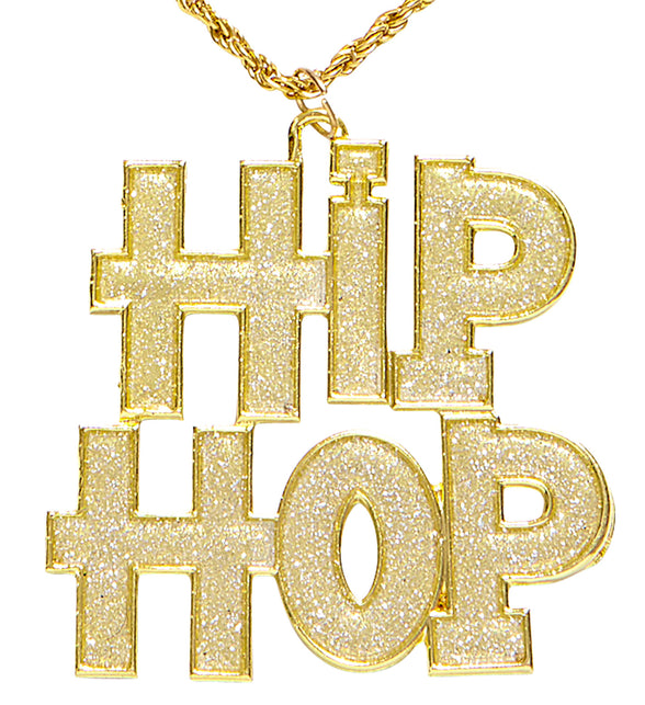 Widmann SRL Gouden bling bling hip hop halsketting