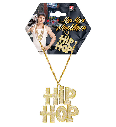 Widmann SRL Gouden bling bling hip hop halsketting