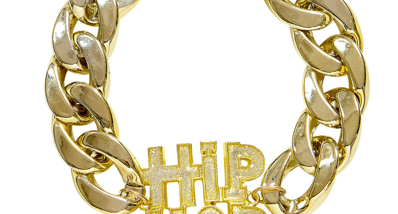 Widmann SRL Gouden bling bling hiphop armbandjes