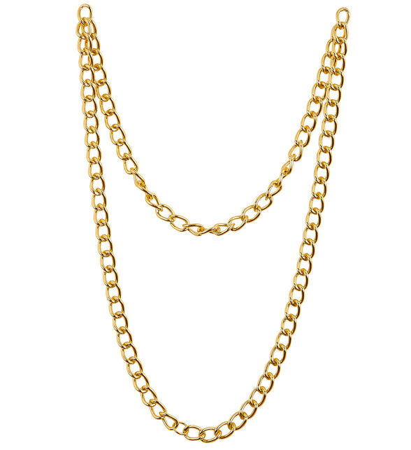 Widmann SRL Gouden ketting gangster fout