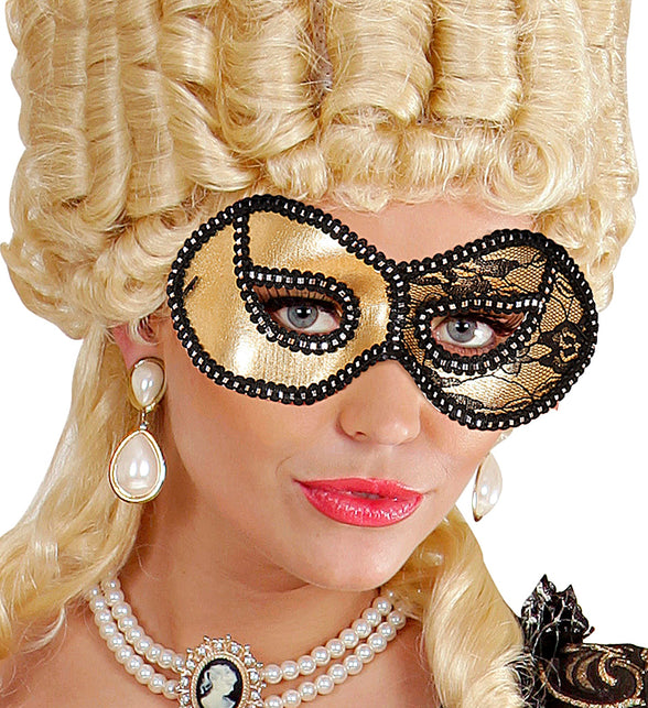 Widmann SRL Gouden oogmasker Venetië glitters