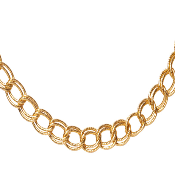 Widmann SRL Gouden pooier ketting rapper