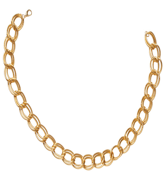 Widmann SRL Gouden pooier ketting rapper