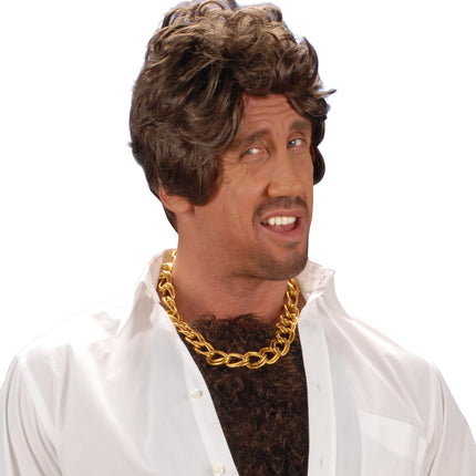 Widmann SRL Gouden pooier ketting rapper