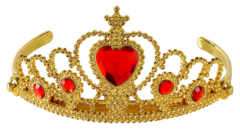 Widmann SRL Gouden tiara met rode stenen