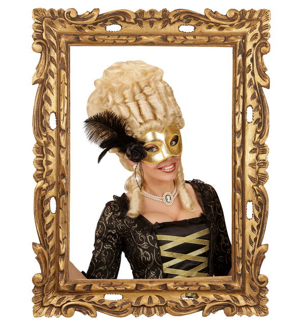 Widmann SRL Gouden Venetiaans oogmasker voor carnaval en party