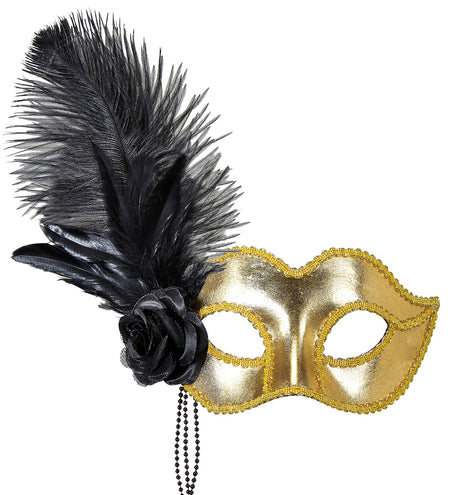 Widmann SRL Gouden Venetiaans oogmasker voor carnaval en party