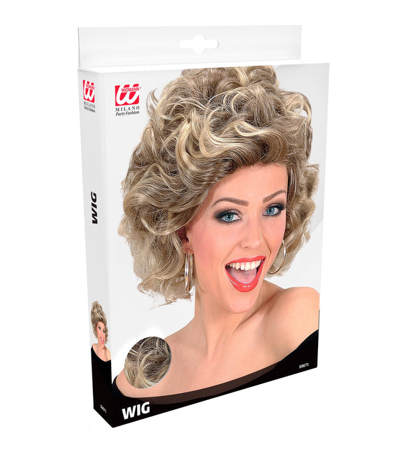 Widmann SRL Grease pruik Olivia Newton John