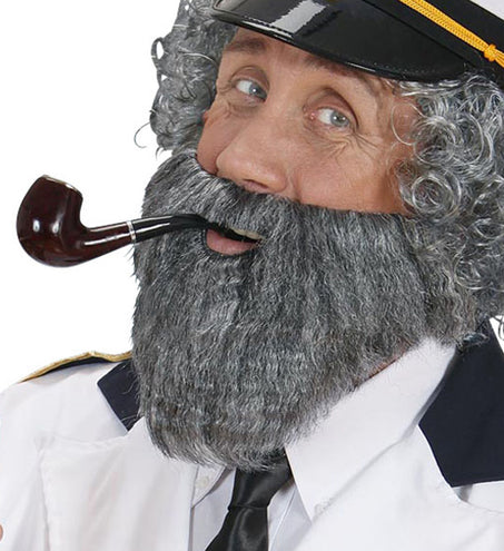 Widmann SRL Grijze baard Kapitein
