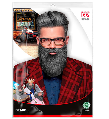 Widmann SRL Grijze baard Kapitein