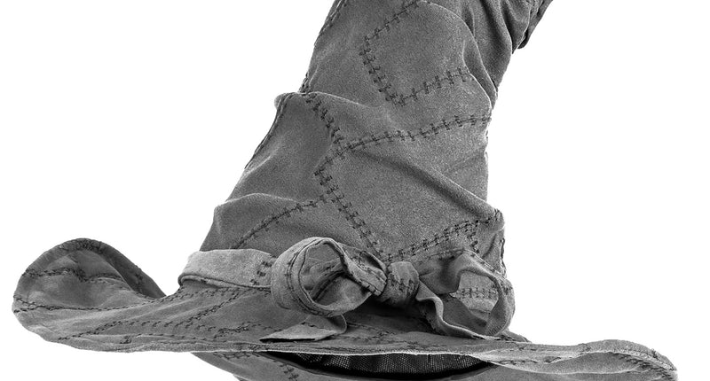 Widmann SRL Grijze tovenaars hoed in suedelook