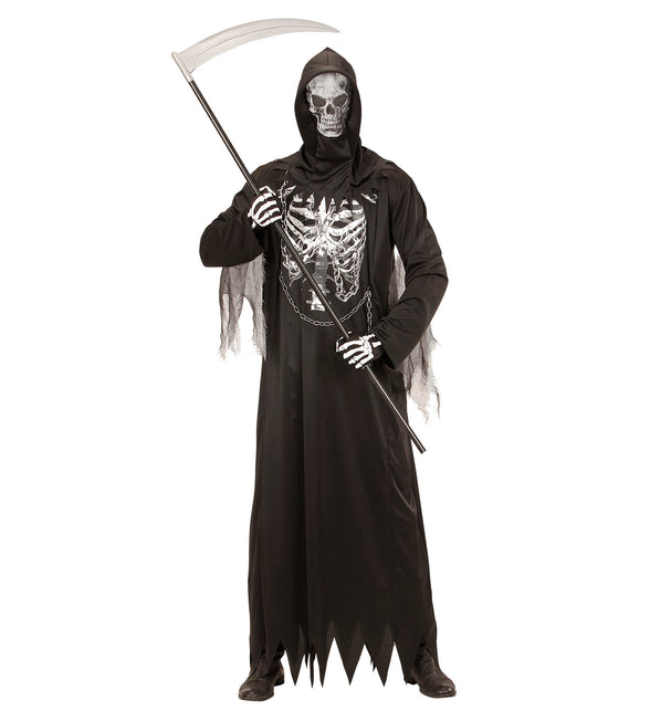 Widmann SRL Grimreaper Hoodie pak voor volwassenen
