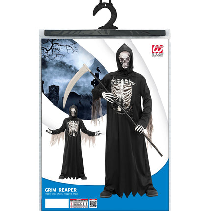 Widmann SRL Grimreaper Hoodie pak voor volwassenen