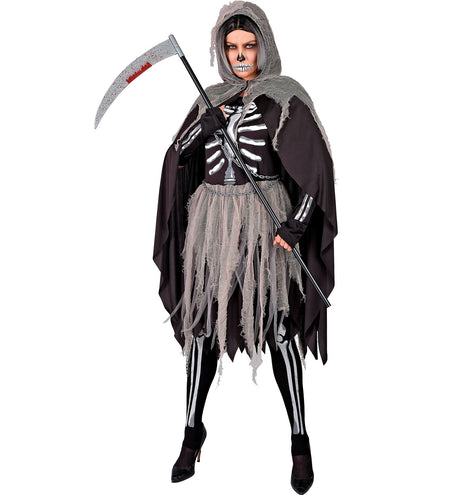 Widmann SRL Grimreaper kostuum dames Skelety