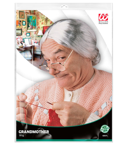 Widmann SRL Grootmoeder pruik volwassenen