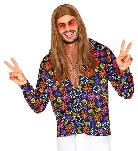 Widmann SRL Groovy shirt bloem jaren 70