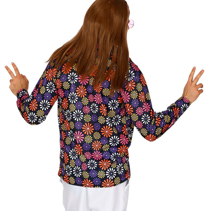 Widmann SRL Groovy shirt bloem jaren 70