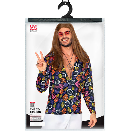 Widmann SRL Groovy shirt bloem jaren 70