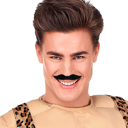 Widmann SRL Grote nep snor zwart