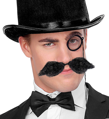 Widmann SRL Grote zwarte snor